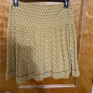 Floral Yellow Skirt